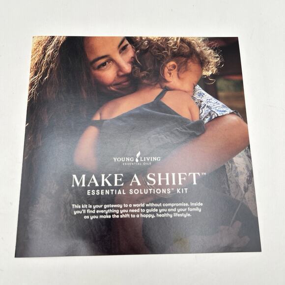 Young Living Make a Shift Essential Solutions Kit + Book Diffuser 6 Oils NEW - Picture 9 of 9